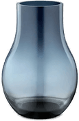 Georg Jensen Cafu glassvase blå 21,6 cm