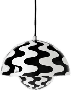 &Tradition Flowerpot VP1 Black/White