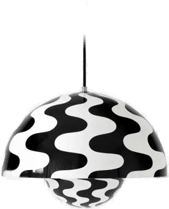 &Tradition Flowerpot VP7 Black/White