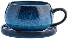 Lene Bjerre Amera kopp og asjett Blå