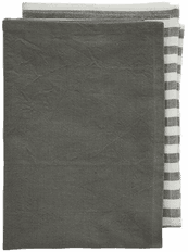 Lene Bjerre Estrille kjøkkenhåndkle 70 cm grå
