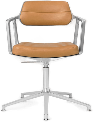 Vipp 453 kontorstol med camel lær