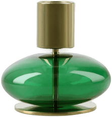 Holmegaard Bubble lysestake 8 cm grønn