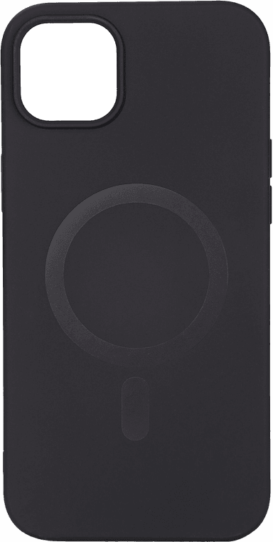 Essentials MagSafe-deksel i silikon til iPhone 14 Plus - Svart