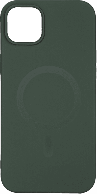 Essentials Silikon MagSafe-deksel iPhone 14 Plus - Grønn