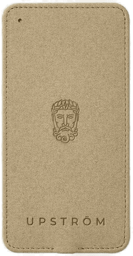 Upström Läder Qi 10W trådløs lader