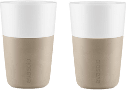 Eva Solo Cafe Latte-kopp 2 stk pearl beige