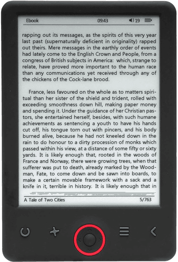 Denver E-Ink e-leser 6" 4 GB