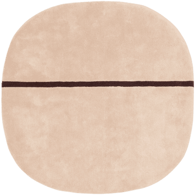 Normann Copenhagen Oona Rug 140 x 140 cm Rosa