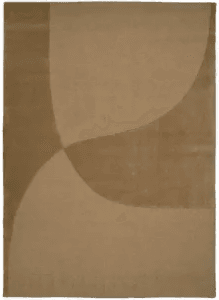 Linie Design Split Plains teppe Mustard 250x350 cm