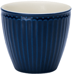 Greengate Alice latte kopp 35 cl dark blue