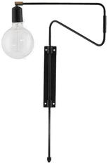 House Doctor Swing vegglampe 35 cm svart
