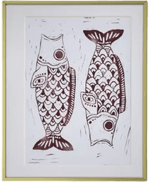 House Doctor Fish wall art 40x50 cm