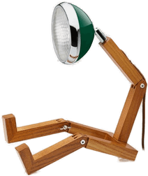 Mr Wattson Lampe 40 cm grønn