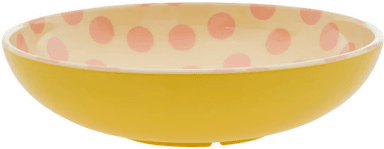 Rice salatskål Ø 29,9 cm Pink dots-yellow