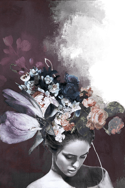 Malerifabrikken Poster Haute Couture 5 Lilla