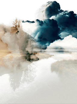 Malerifabrikken Poster The Rising Blå