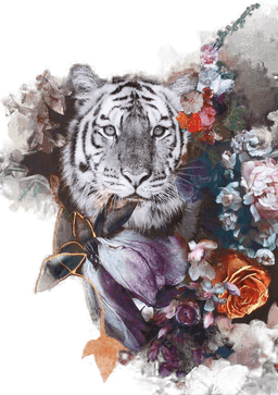 Malerifabrikken Poster Wild Couture 1 Brun