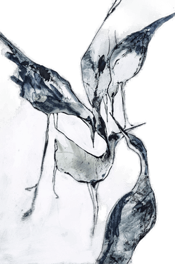 Malerifabrikken Poster Crane 2 Blå