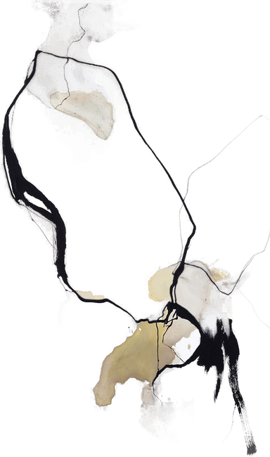 Malerifabrikken Poster Line dance 2 Hvit