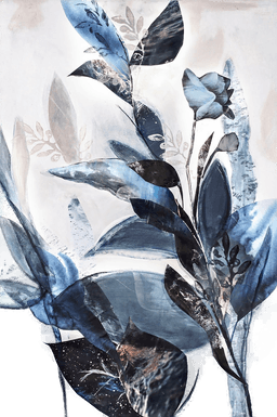 Malerifabrikken Poster Blue Leaves