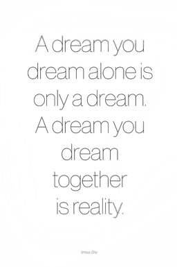 Malerifabrikken A Dream Poster Hvit