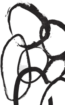 Malerifabrikken Poster Linked 3 Hvit