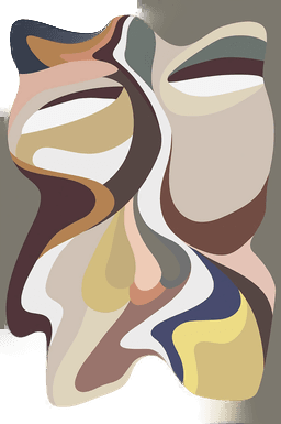 Malerifabrikken Poster Born Again 4 Flerfarget