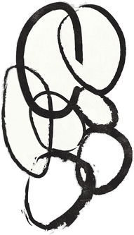 Malerifabrikken Poster Linked 1 Hvit