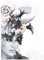 Malerifabrikken Poster Silver Couture 3 Hvit