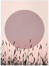 Malerifabrikken Poster Sundown 1 Lilla