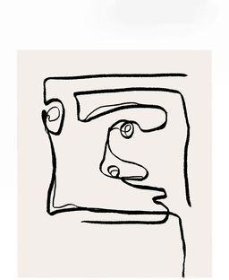 Malerifabrikken Poster Art Contemporain 2 Beige