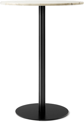 Audo Copenhagen Harbour Column Counter Table Ø80 Off White Marble