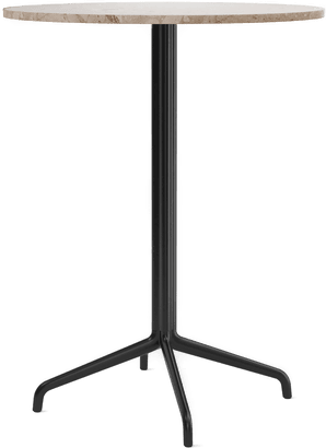 Audo Copenhagen Harbour Column Bar Table Ø80 cm