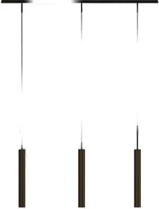Audo Tubulaire Rail hengelampe, 3 lyskilder
