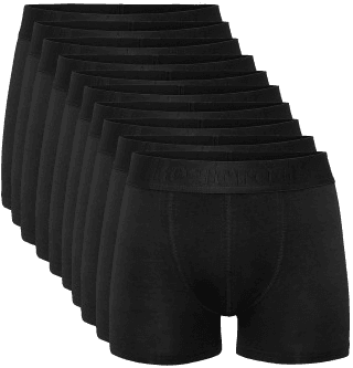 Resteröds 10P Bamboo Boxer Brief Svart