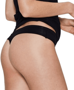 JBS of Denmark Bamboo Thong Svart Large