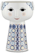 Bjørn Wiinblad Eva Vase 18,5 cm Blå