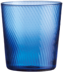 Aida RAW Unique Swirl vannglass 30 cl mørkeblå