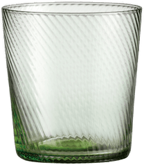 Aida RAW Unique Swirl vannglass 30 cl grønn