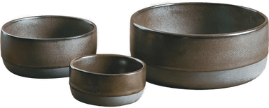 Aida RAW Sett med 3 skåler, Metallic Brown