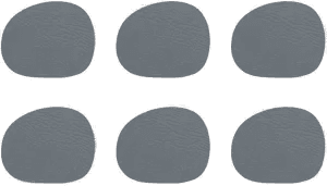 Aida Raw glassunderlag 6-stk.