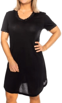 Lady Avenue Silk Jersey Nightgown