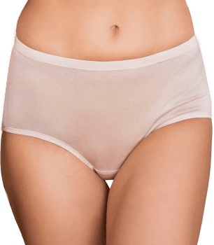 Lady Avenue Silk Jersey Midi Brief Champagne