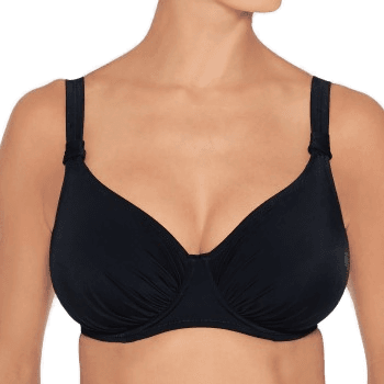 Wiki Basic Full Cup Bikini Top Svart