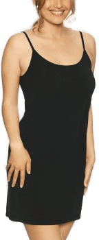 Lady Avenue Basic Bamboo Slip Svart