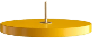 Umage Asteria taklampe Saffron yellow