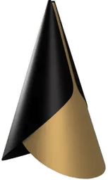 Umage Cornet lampeskjerm svart