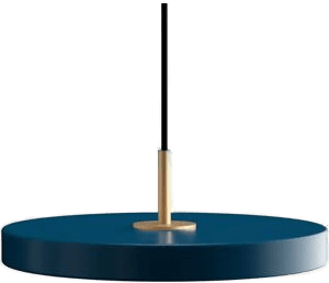 Umage Asteria Mini LED-hengelampe, petrol/messing