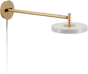 Umage Asteria Long LED-vegglampe, lys grå